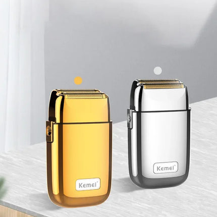 Kemei Tx1 Full Metal Electric Shaver for Men Rechargeable