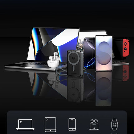 Dibellay Vention 35W Qi2 Magnetic 10000mAh Wireless Power Bank – 15W Fast Charger for iPhone 16/15/14