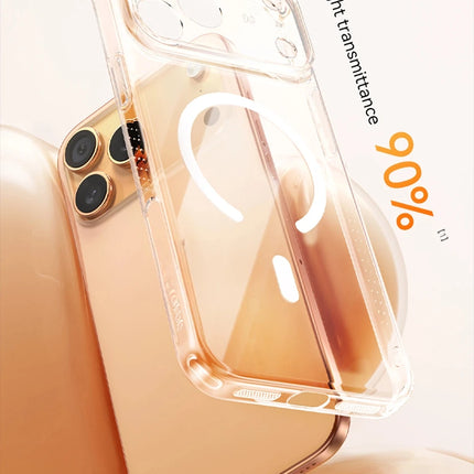 DIBELLAY Magnetic Clear Case for iPhone 17/16/15/14/13 Pro Max (MagSafe Compatible)