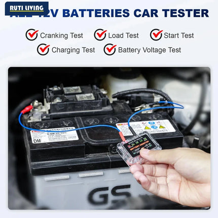12V Car Battery Tester & Alternator Checker