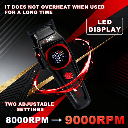 Professional Hair Clipper for Men – 10000RPM Wireless