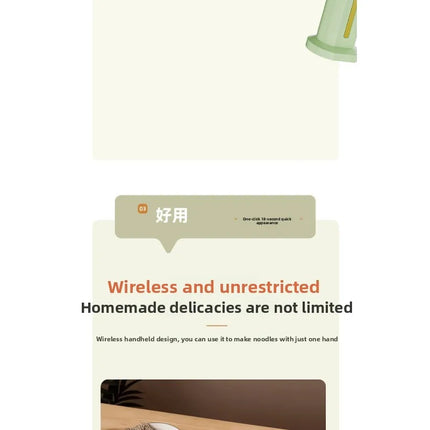 Wireless Noodle Maker – Automatic Homemade Pasta Machine