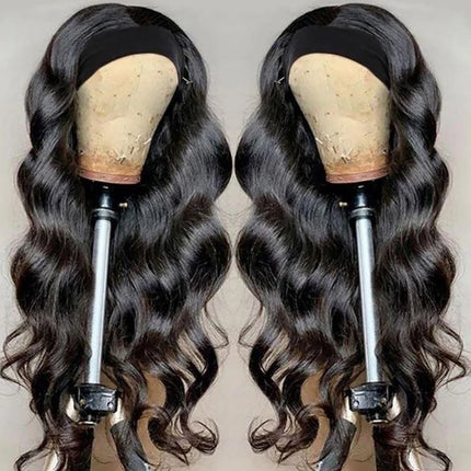 Perruque bandeau Body Wave – Cheveux humains brésiliens Remy 180 %