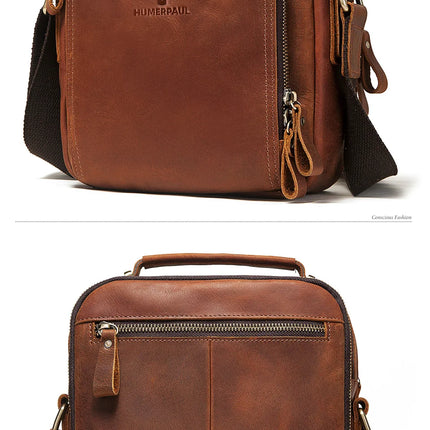 Leather Men's Shoulder Bag
