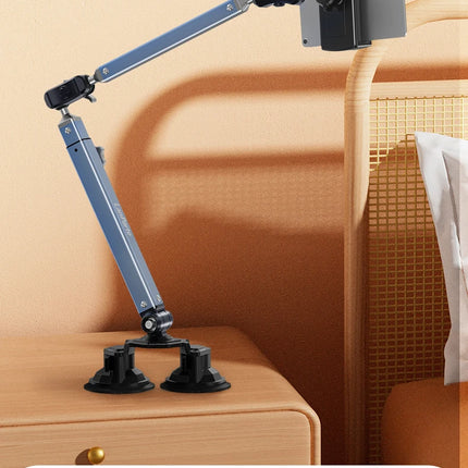 DIBELLAY – Support Tablette & Téléphone de Bureau Ultra Solide à Double Ventouse