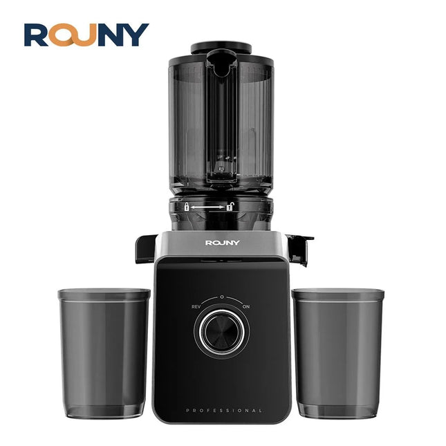 ROUNY Slow Juicer – Cold Press, Easy Cleaning & Large Feed Design