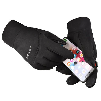 Screen Touch Non-Slip Full Fingers Gloves Unisex Outdoor  Sports Warm Gloves Men And Women