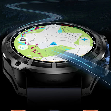 Military GPS Smart Watch AMOLED