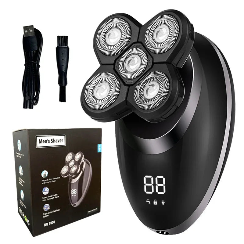 5 In 1 Electric Shaver For Men Bald Head Hair Clipper