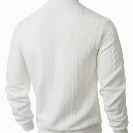 Men’s Jacquard Turtleneck Sweater