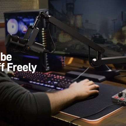 DIBELLAY MaonoCaster AME2 Gen2 Audio Mixer – Dual XLR Inputs, Podcast & Guitar Ready