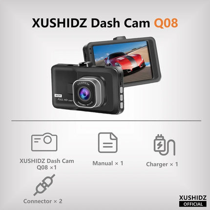 Dash Camera Loop Recording Car Vehicle DVR Video