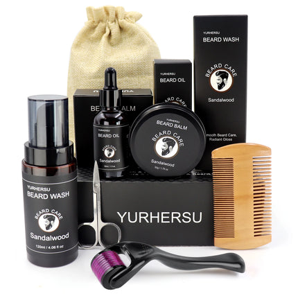 Comprehensive beard care seven piece set