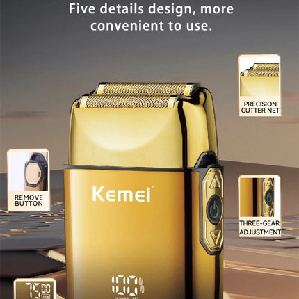 3 in 1 Kemei Original Hair Clipper Kit for Men,Electric Shaver,Hair