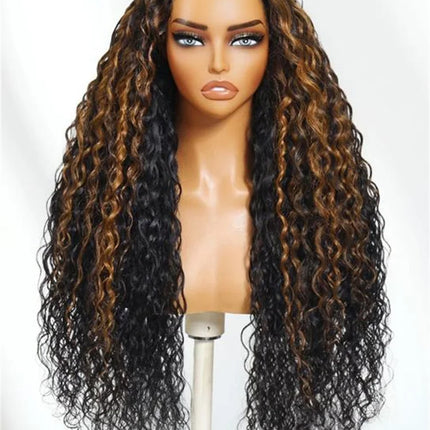 Water Wave Highlight Wig – Bye Bye Knots 3.0, Human Hair
