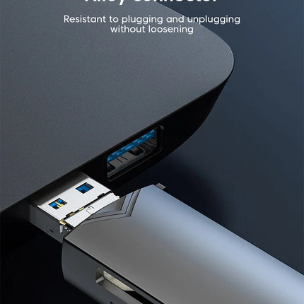 6-in-1 USB 3.0 Card Reader – Type-C & Micro USB OTG
