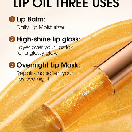O.TWO.O – Lip Oil Gloss Plumper & Moisturizer Non-Sticky