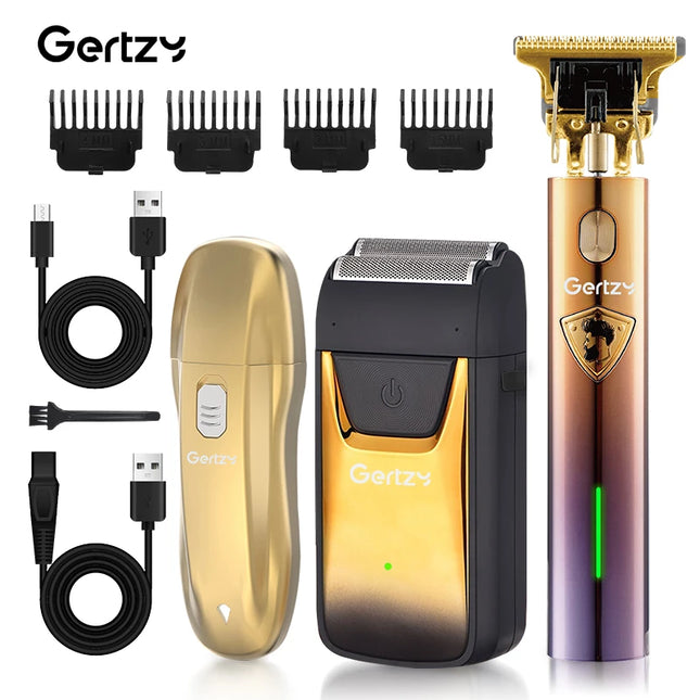 3 in 1 Men's USB charging electric foil shaver