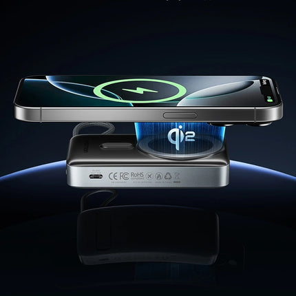 Dibellay Vention 35W Qi2 Magnetic 10000mAh Wireless Power Bank – 15W Fast Charger for iPhone 16/15/14