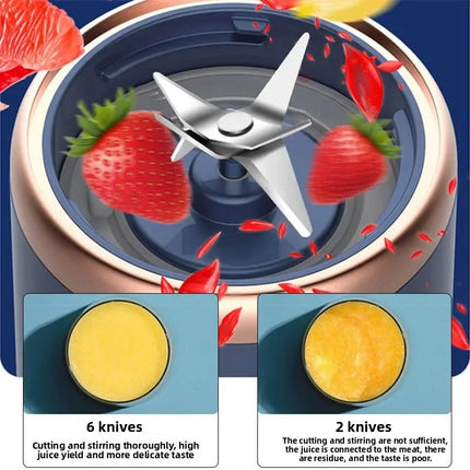 Mini Portable Juicer – USB Rechargeable Fruit Blender