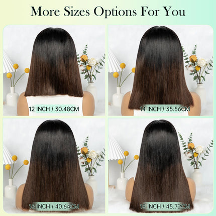 Perruque cheveux humains vietnamiens – 16A double drawn, HD Lace