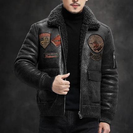 DIBELLAY Men's  Jacket Short Bomber Coat