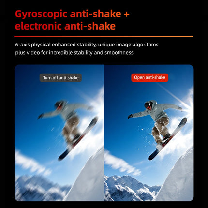 DIBELLAY SJCAM C110+ 4K 30FPS Action Camera – WiFi, 6-Axis Stabilization, IP65 Waterproof