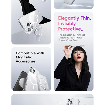 Dibellay Magnetic Case for iPhone 17–11 Pro Max (MagSafe, Wireless Charging)