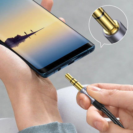 DIBELLAY Rocoren 3.5mm Aux Cable – Male to Male, 5M for Phone, Headphone, Car & Speaker