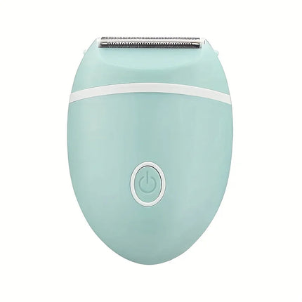 Battery powered stainless steel blade electric shaver