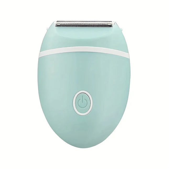 Battery powered stainless steel blade electric shaver