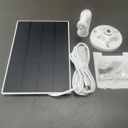 Tuya 9000mAh Rechargeable Battery Solar WiFi Security Camera with Siren Alarm