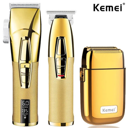 Kemei Tx1 Full Metal Electric Shaver for Men Rechargeable