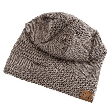 Unisex Long Fleece-Lined Beanie