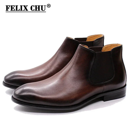 Men's High Top Chelsea Boots Autumn Winter