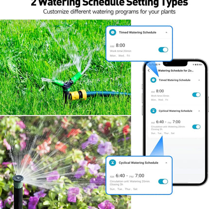 Insoma Automatic 2-Outlet Water Timer for Garden Irrigation & Sprinklers