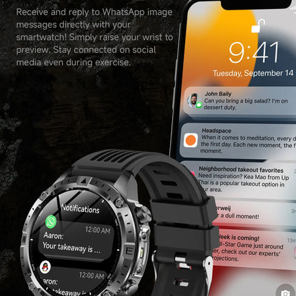 Outdoor Military GPS Smart Watch