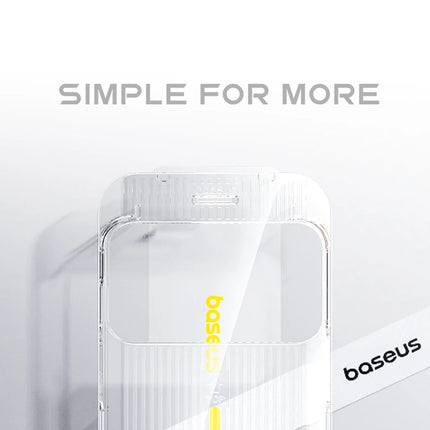 Dibellay Tempered Glass Screen Protector for iPhone 17–12 Pro Max (HD, Anti-Peep, Dust-Proof, with Cleaning Kit)