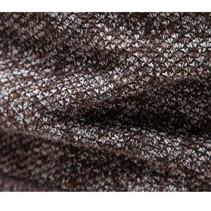 DIBELLAY Men’s Fleece Turtleneck Sweater – Autumn/Winter Slim Fit