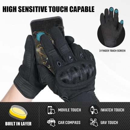Gants tactiles tactiques