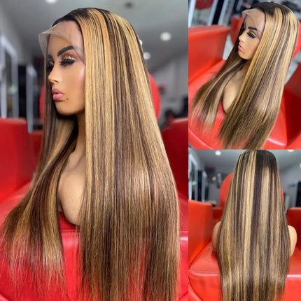 Highlight Wig – Perruque brésilienne lisse, preplucked, lace front
