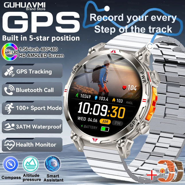 Smart Watch For Man New Sports Fitness tracking GPS