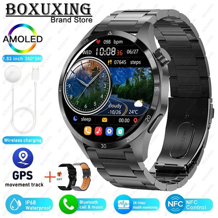 Smart Watch Men Bluetooth Call GPS