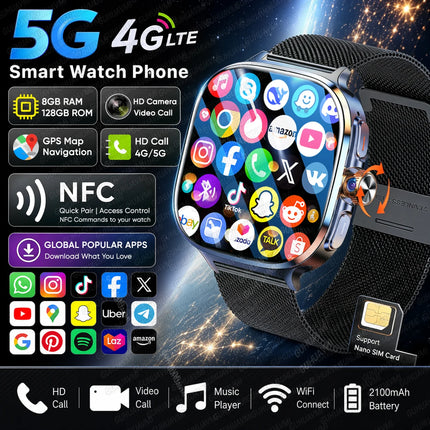 5G/4G Smart Watch with Video Call