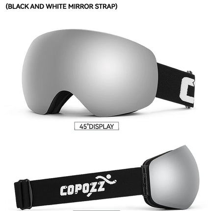 Frameless Anti-Fog Ski Goggles UV400 for Men & Women