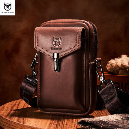 BULLCAPTAIN Crazy Horse Leather Men's
