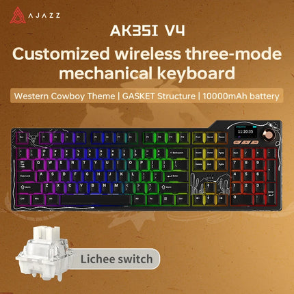 AJAZZ AK35I MAX Keyboard – Tri-Mode & Hot-Swap