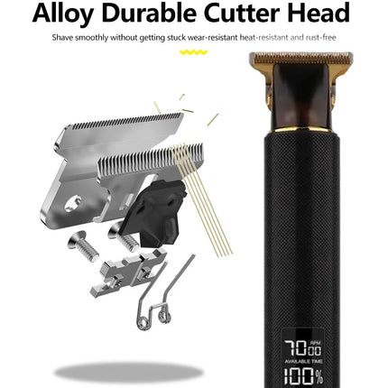 T9 Retro Barber Clipper – Large Display, Long Battery Life