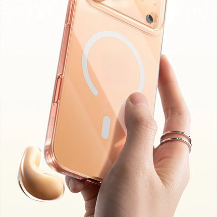 DIBELLAY Magnetic Clear Case for iPhone 17/16/15/14/13 Pro Max (MagSafe Compatible)