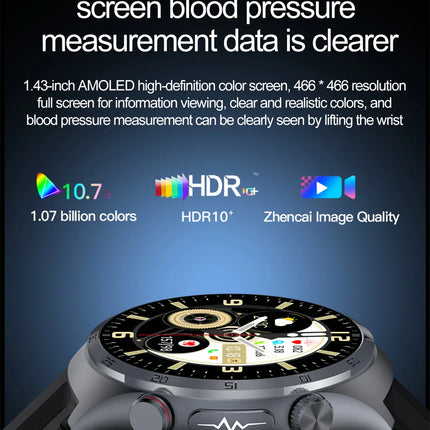 Watches Air Pump Airbag Accurate Measure Smart Watch Men Micro Physical Examination BloodPressure Sport SmartWatch